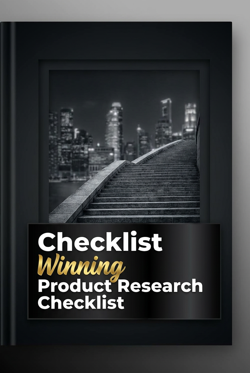 Checklist Winning Product Research Checklist cover