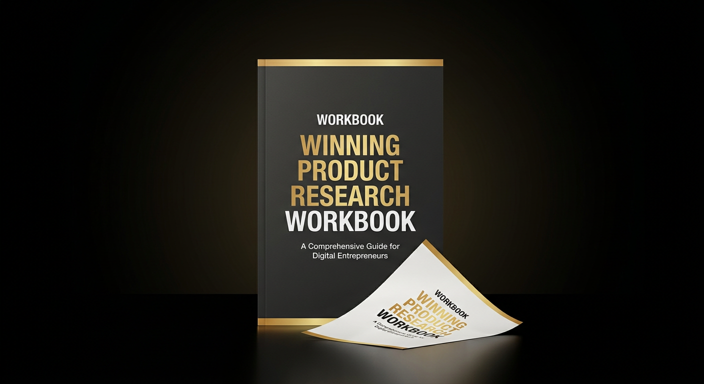 Workbook Winning Product Research Workbook cover
