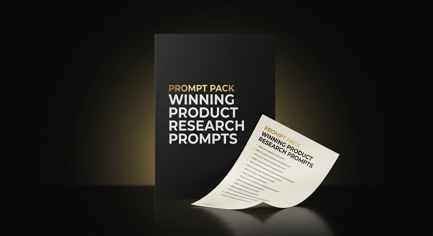 Prompt Pack Winning Product Research Prompts cover